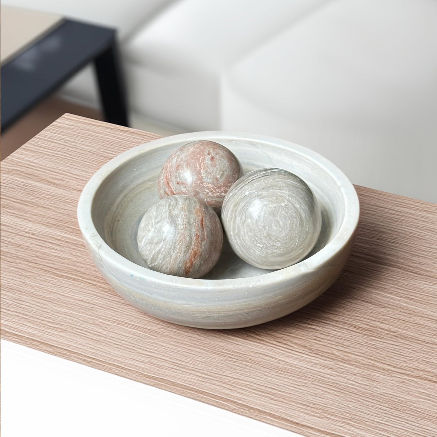 Sphere Sculpture (1) - Peruvian stone