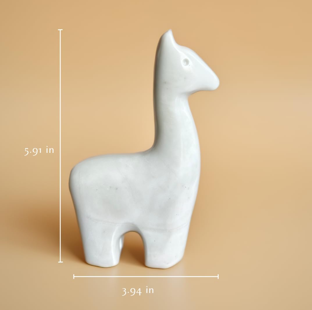 Llama Sculpture - Peruvian Stone