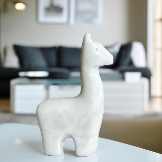 Llama Sculpture - Peruvian Stone