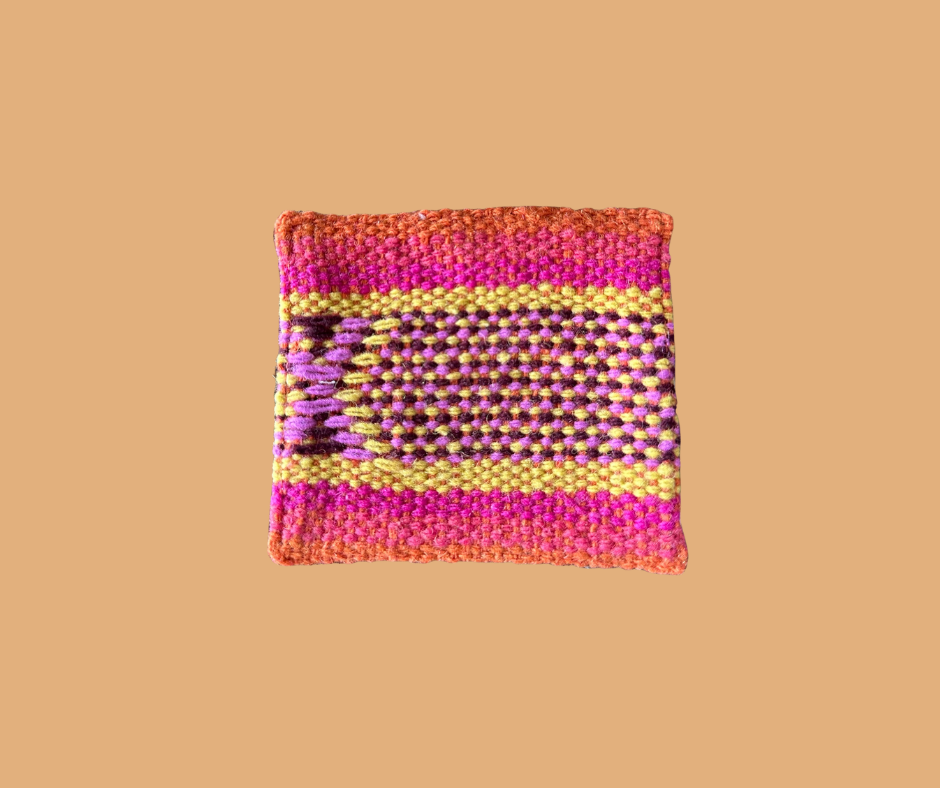 Posavasos textil grueso